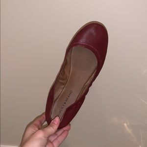 Lucky Brand red ballet flats
